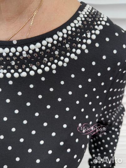 Женское платье горох Elisa Fanti