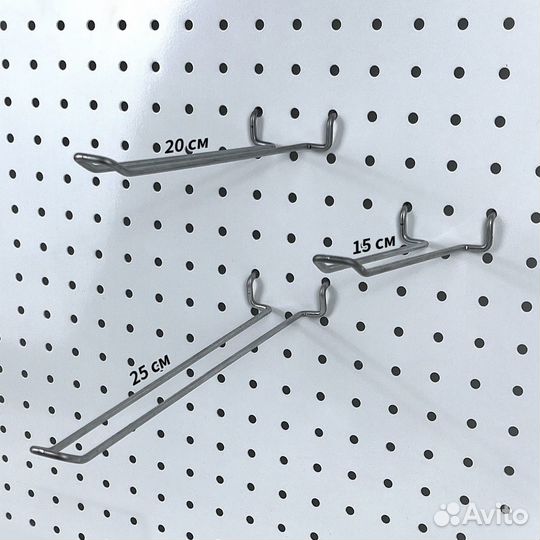 Еврокрючок 200мм, 4мм, шаг 50мм, цинк, на толстую