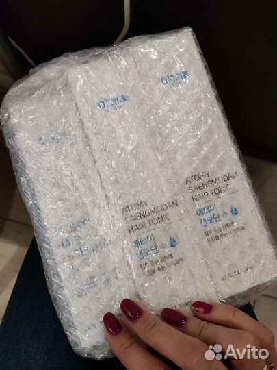 Спрей против выпадения для роста волос атоми