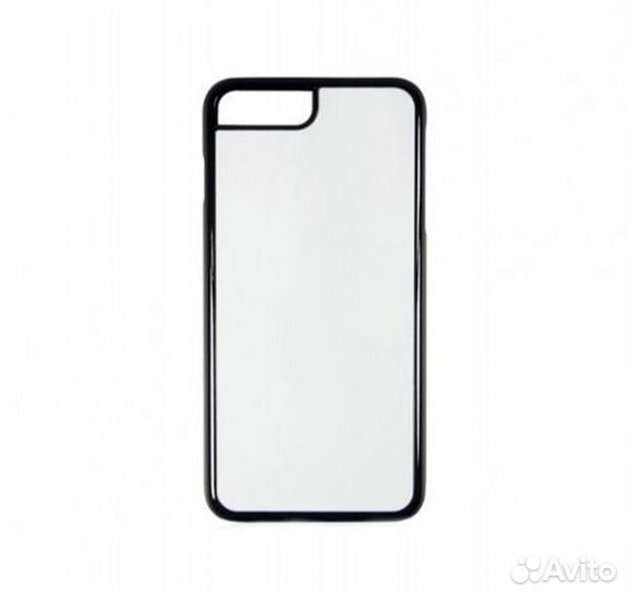 Чехол под сублимацию для iPhone 7, пластик черный