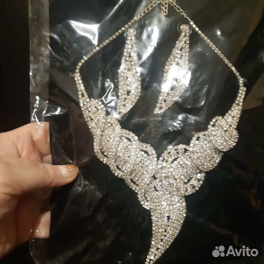 Колье с серёжками(новое)