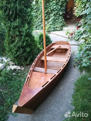 Лодка с мачтой (швертбот) декоративный