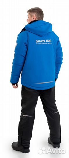 Костюм для рыбалки зимний Магеллан -15, синий-черный, 48-50/170-176