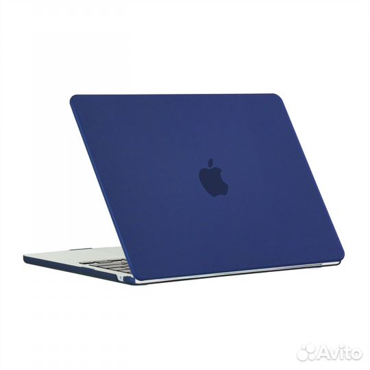 Чехол для MacBook Pro 13 2016-2022 матовый т-синий