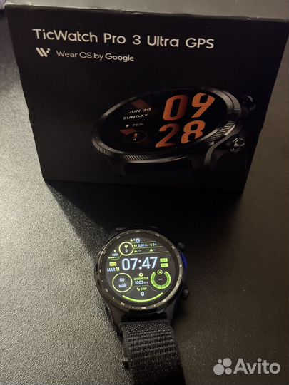 Смарт часы TicWatch Pro 3 Ultra GPS (WearOS 3.0)