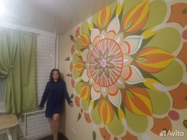 Роспись стен, фасадов, заборов, гаражей и т.д