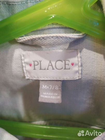 Джинсовая куртка амер. для девочки 7-9 лет