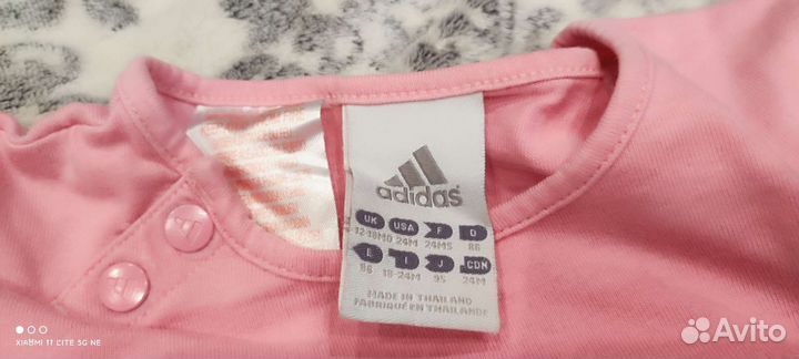 Детский спортивный костюм на девочку 2лет adidas