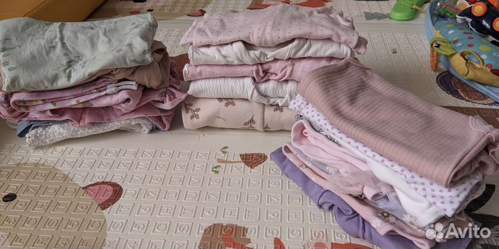 Большой пакет одежды 0-6 мес