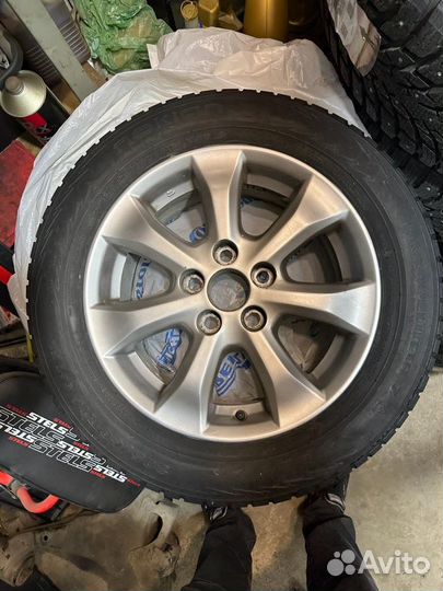 Диски с зимней резиной tayota camry 40