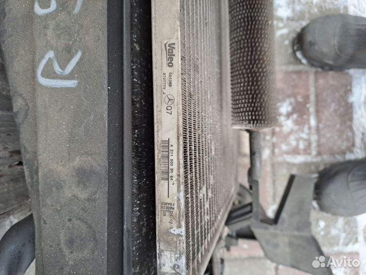 Радиатор кондиционера мерседес w211 a2115001154