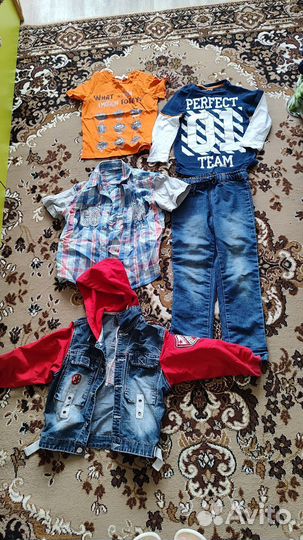 Вещи на мальчика от 110 до 128