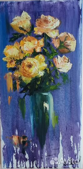 Картина маслом 30 х 60 см