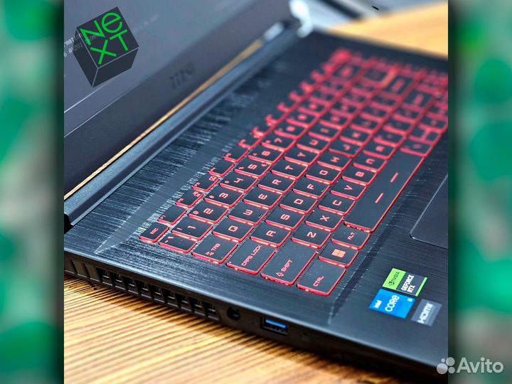 Ноутбук для игр MSI: Core i7 + GTX