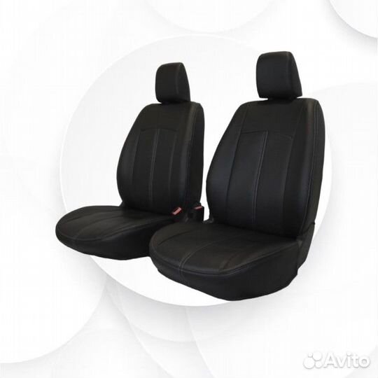 Чехлы на сиденье /21213/ Экокожа (цельн. задн. спи
