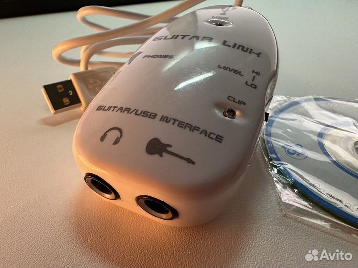 Внешняя аудиокарта для гитары Guitar Link