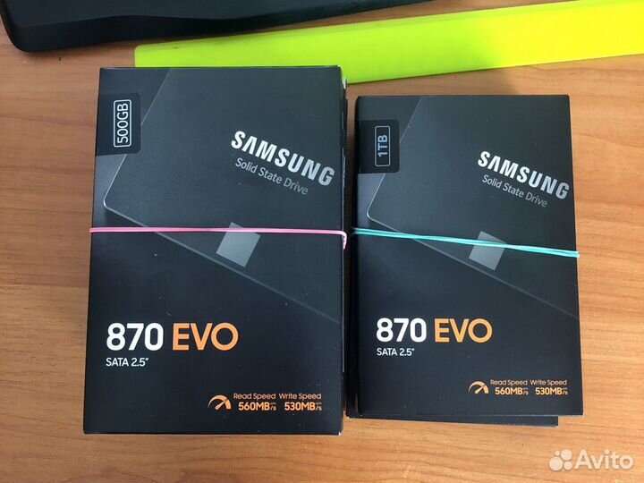 Новые SSD/HDD в упаковке с гарантией