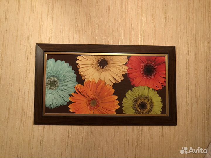 Интерьерная картина цветы