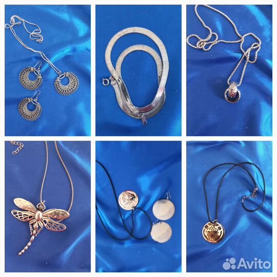 Подвески,серьги броши
