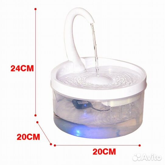 Новая автоматич. электр. поилка для кошек и собак