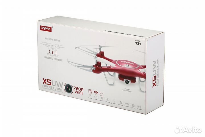 Радиоуправляемый квадрокоптер Syma X5UW-720P