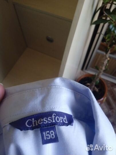 Рубашка школьная на мальчика 12-14 лет