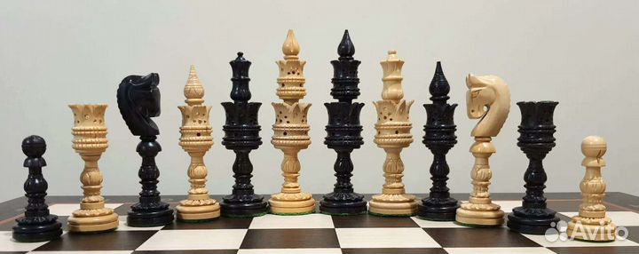 Шахматы Индия Лотос утяжелённые 4,25