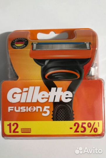 Gillette Fusion 5 Сменные кассеты для бритья