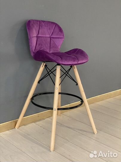 Стул барный DC777B малиновый