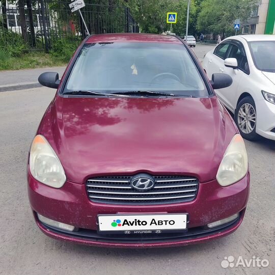 Hyundai Verna 1.4 МТ, 2006, 280 000 км