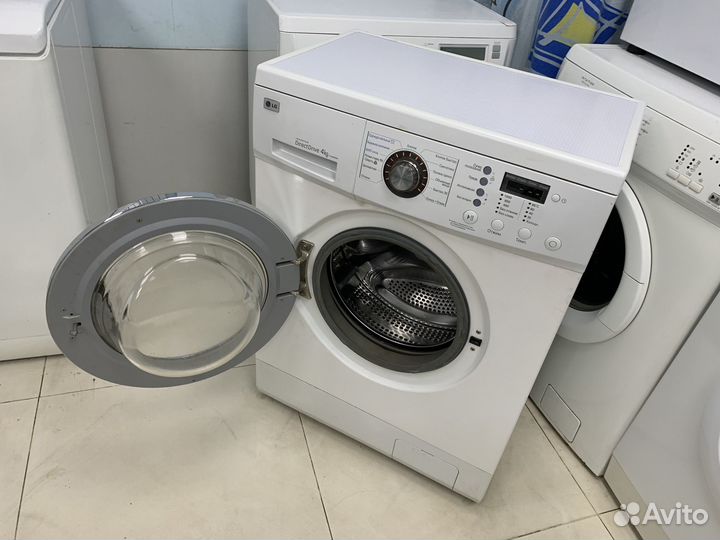Стиральная машина LG 4кг узкая прямой привод
