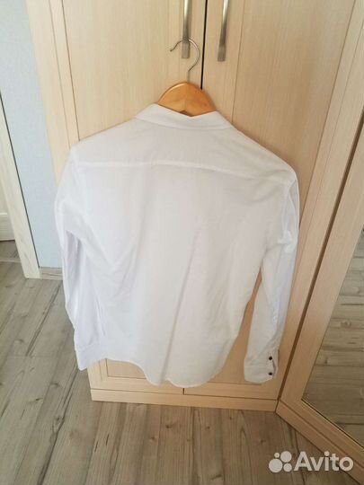 Рубашка белая на подростка рост 164-170см