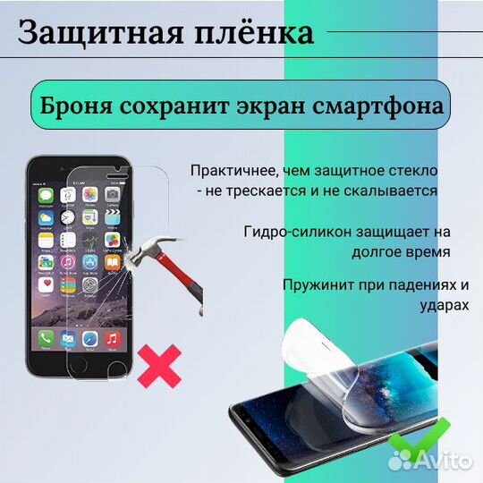 Гидрогелевая плёнка Samsung S24 матовая