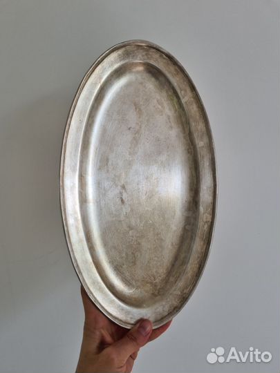 Поднос Кольчугино мельхиор