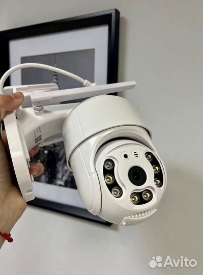 Камера видеонаблюдения wifi уличная k04/k06 новые