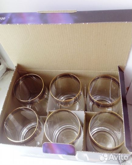 Стаканы бокалы фужеры Богемия (Bohemia)