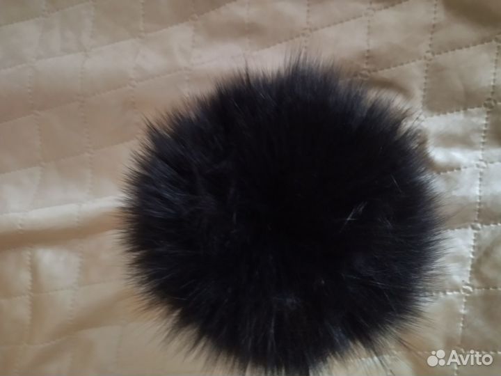 Женская норковая вязаная шапка