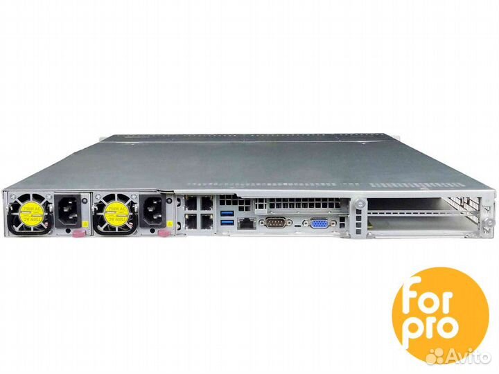 Supermicro 1U X11DPU 4LFF 2x6150Gold 384GB, 9361