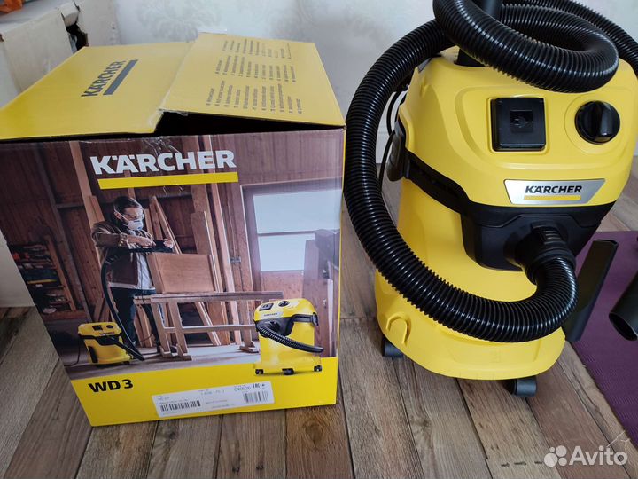 Универсальный пылесос karcher WD 3 Premium