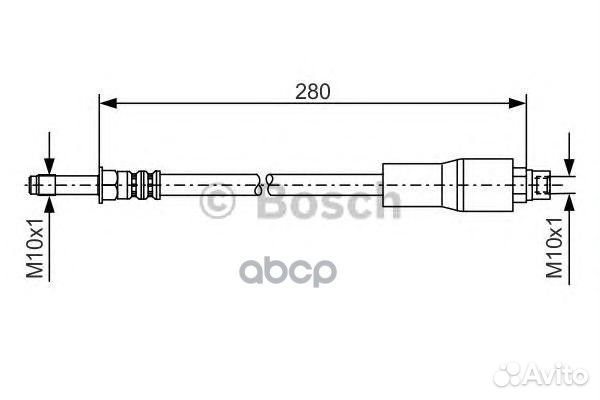 Тормозной шланг 1987476173 1987476173 Bosch