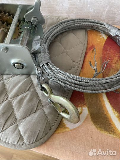 Лебедка барабанная matrix тяга-0,8 т шестеренчатая