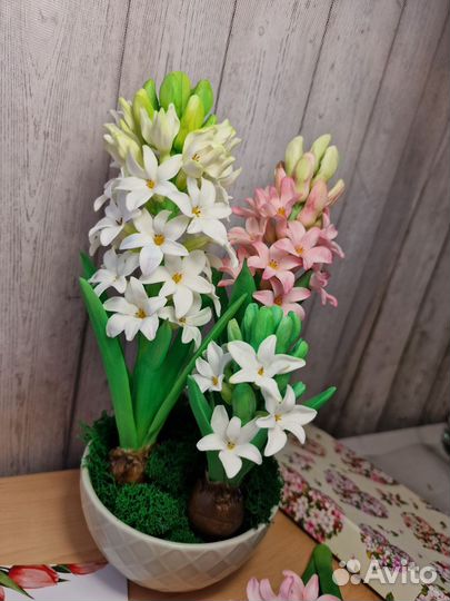 Цветы из холодного фарфора