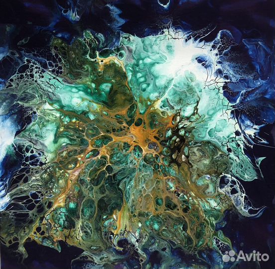 Картина абстракция Акрил 30*30