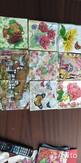 Салфетки бумажные для декупажа