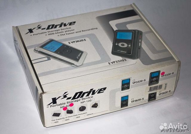 Автономный внешний жесткий диск 2.5 дюйма 30 GB