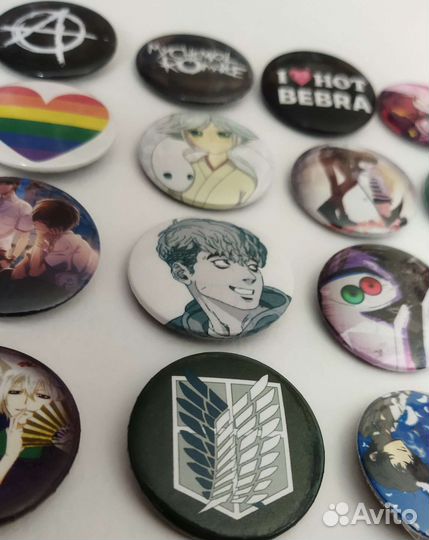 Значки аниме