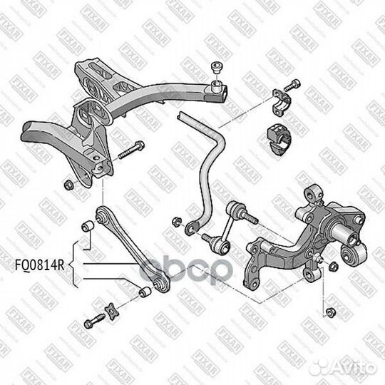 Рычаг подвески задний нижний правый FQ0814R fixar