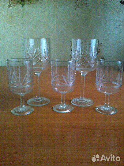 Стаканы, рюмки, стопки времён СССР