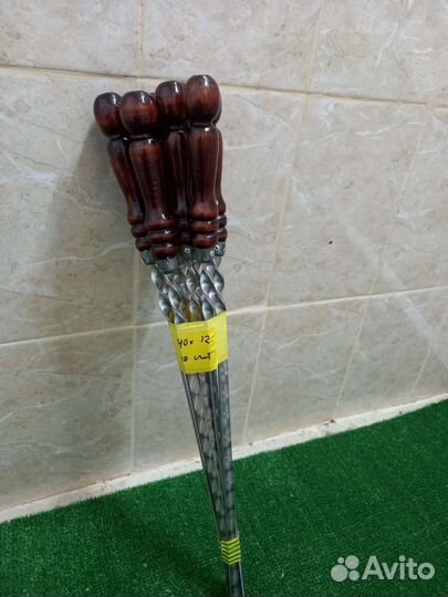 Шампура с деревянный ручкой