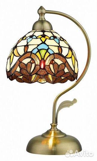Настольная лампа декоративная Velante Tiffany 830
